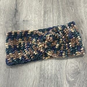 Chenille Velvet Knit Crochet Handmade Ear Warmers Twisted Ear Warmer Ear Muff